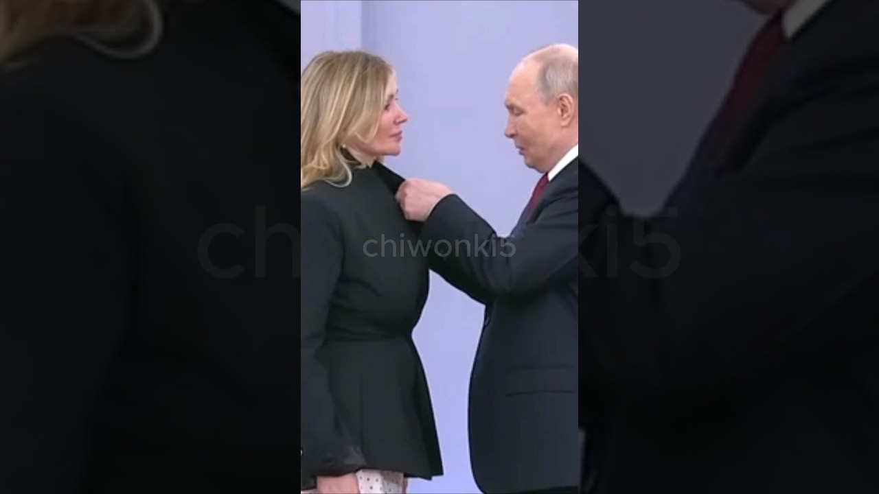 Putin awarded state honors to great Russian women. #putin #russia #warinukraine #shorts