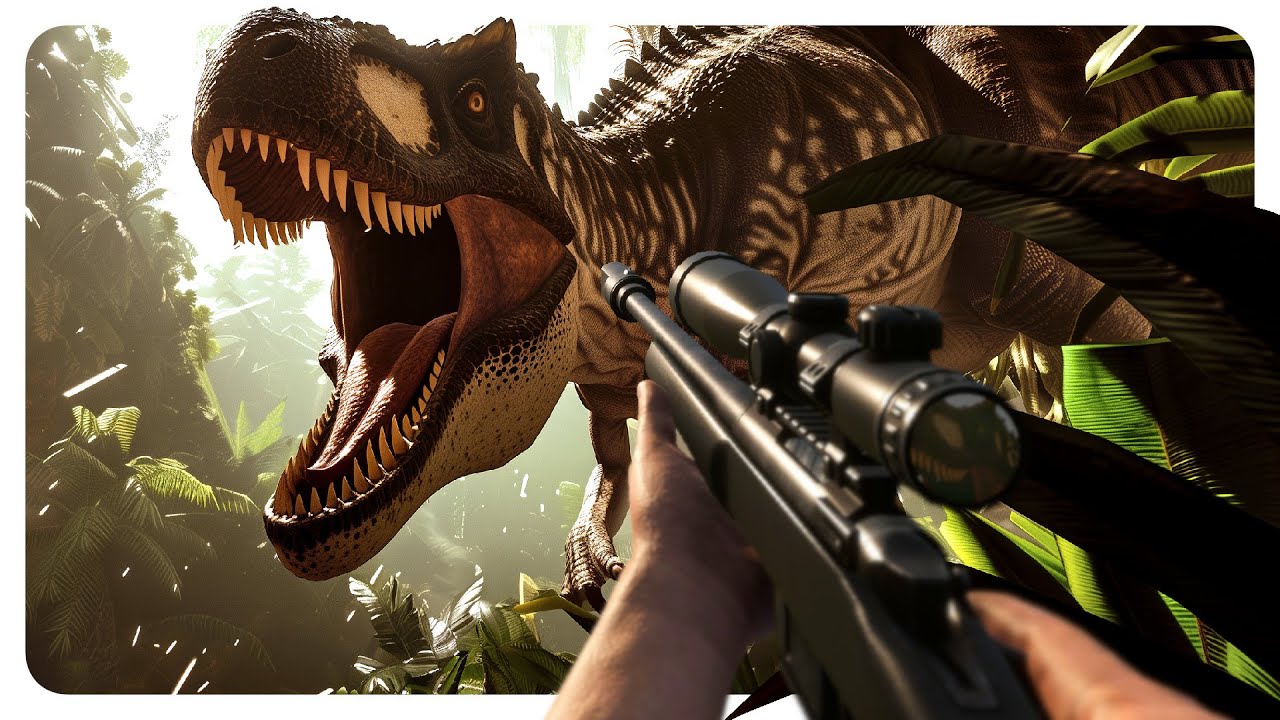Hunting DINOSAURS on a jungle island (ᵃⁿᵈ ˢᶜʳᵉᵃᵐᶦⁿᵍ ᵃˢ ᵗʰᵉʸ ˢᵗᵉᵖ ᵒⁿ ᵐᵉ) | Prehistoric Hunt