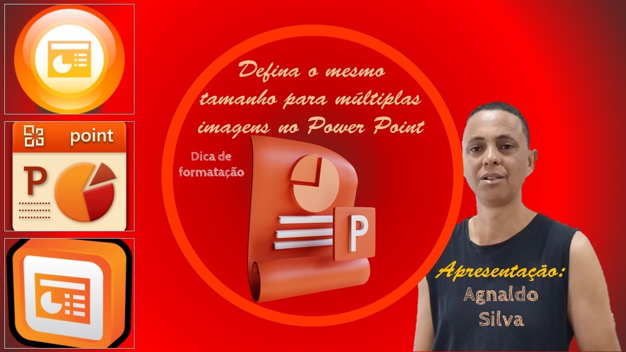 Como deixar todas as imagens do mesmo tamanho no Power Point