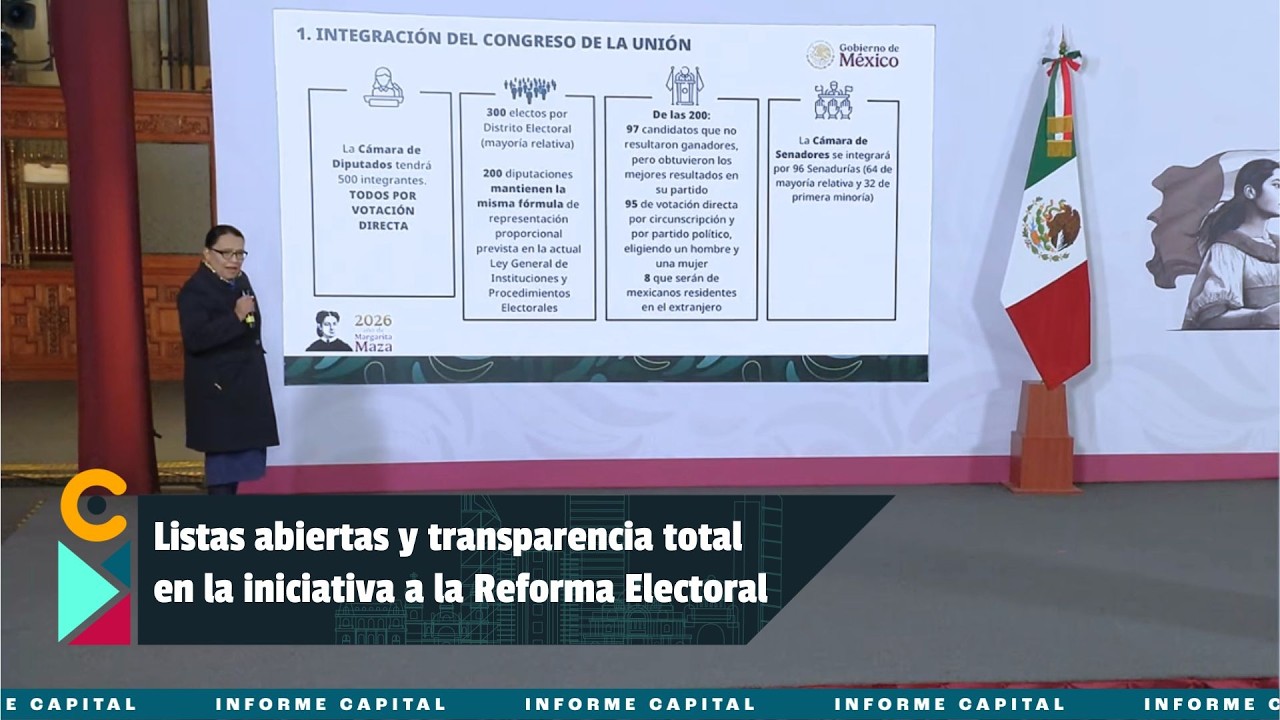 Listas abiertas y transparencia total en la iniciativa a la Reforma Electoral I Informe Capital