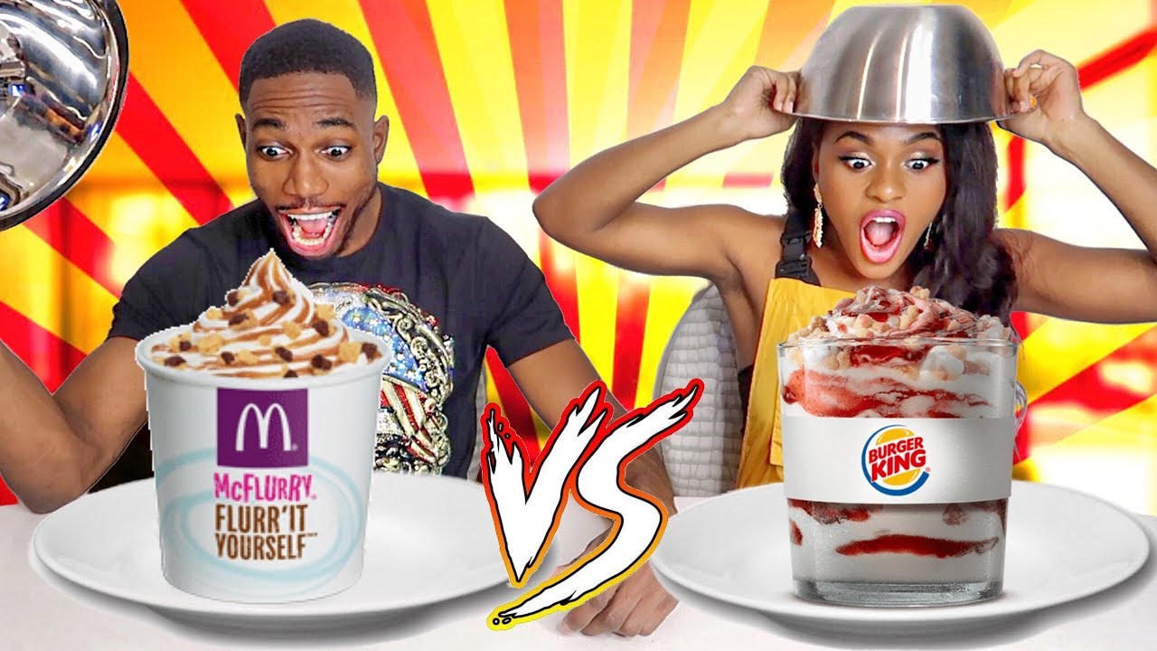 BURGER KING VS MCDONALD'S CHALLENGE  #4⎪D&B FOREVER