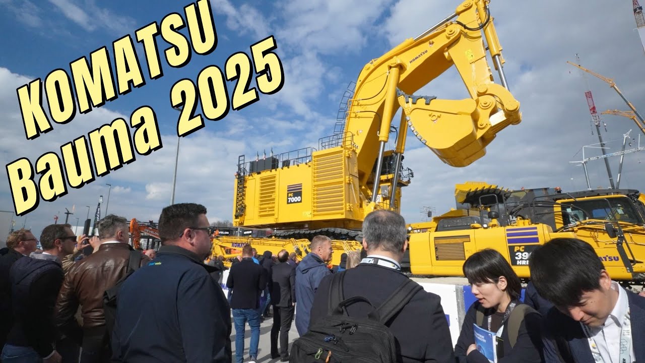 Bauma 2025 EXCLUSIVE: KOMATSU's Giant Mining & Construction Machines Up Close!