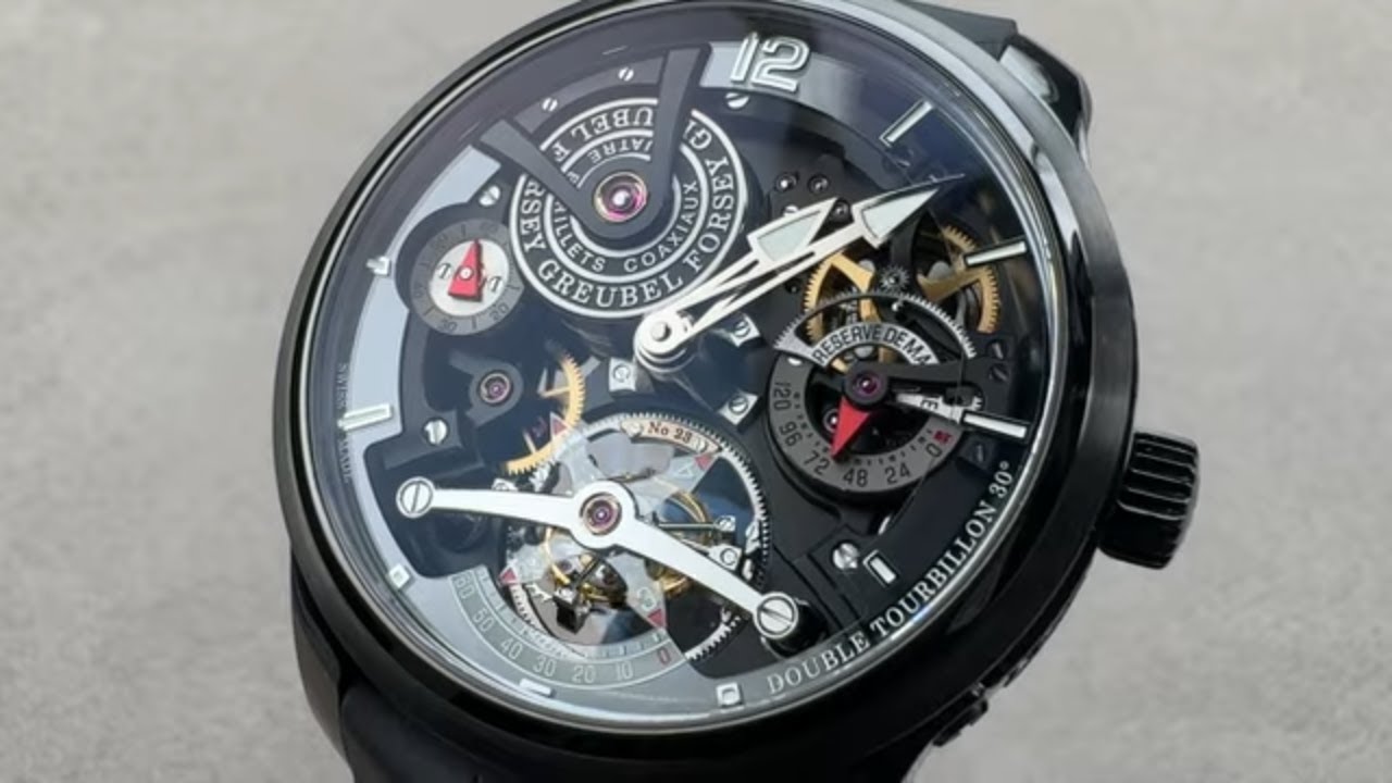 Greubel Forsey Double Tourbillon 30 Degree Technique (DBL TRB 30 BLK) Greubel Forsey Watch Review
