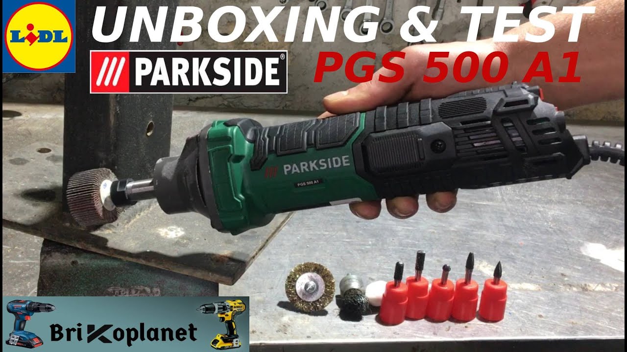 ПРЯМАЯ ШЛИФОВАЛЬНАЯ МАШИНА PARKSIDE 500Вт