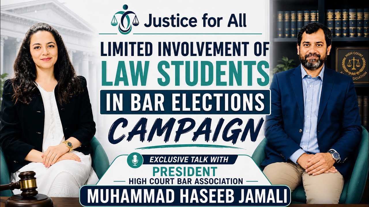 Limited Involvement of Law Students in Bar Elections l President Muhammad Haseeb Jamali