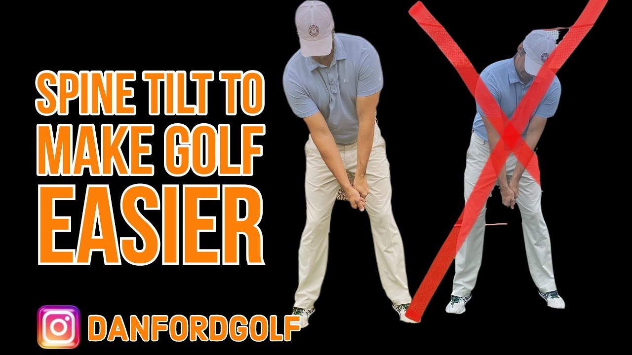 Golf lesson: SPINE TILT | AXIS TILT | GOLF POSTURES