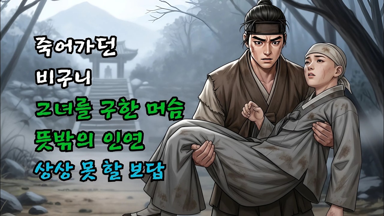 죽어가던 비구니를 구한 머슴… 상상 못 할 큰 보답을 받다