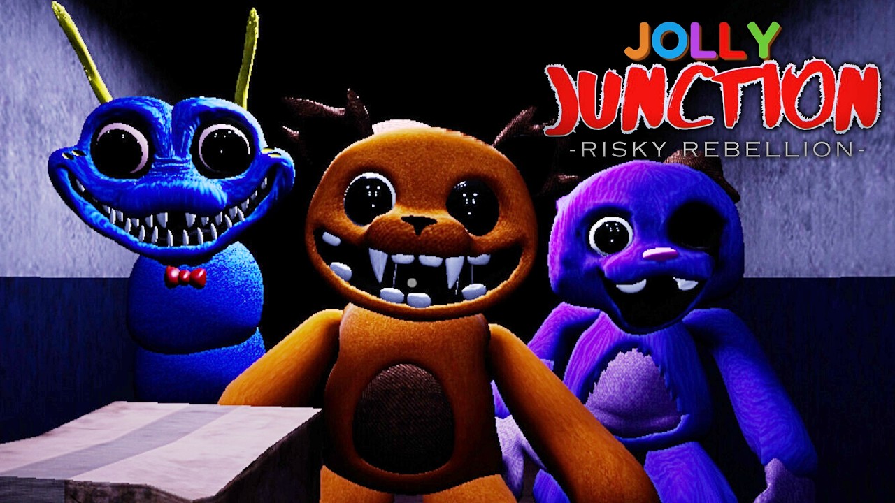 廃墟のテレビ局で、呪われたマスコット達が襲い来る！ - Jolly Junction: Risky Rebellion