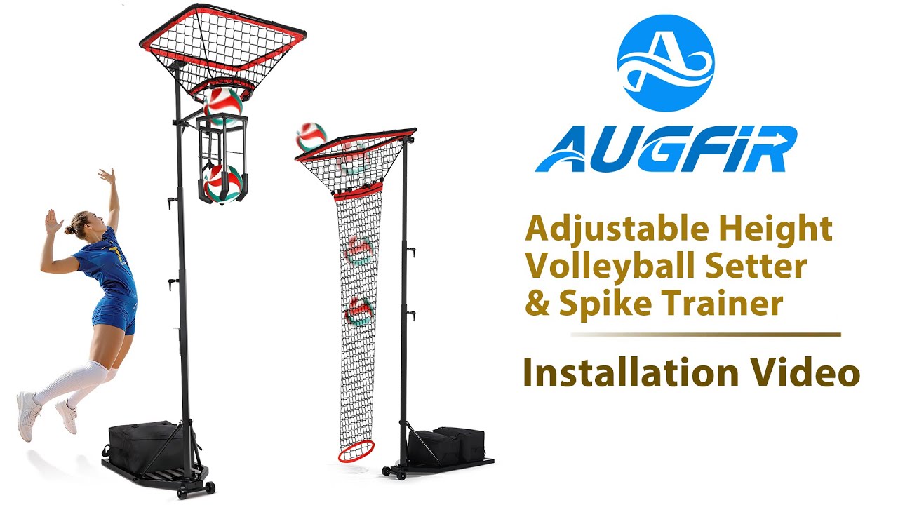 AugFir Volleyball Setter & Spike Trainer Installation Video part 1