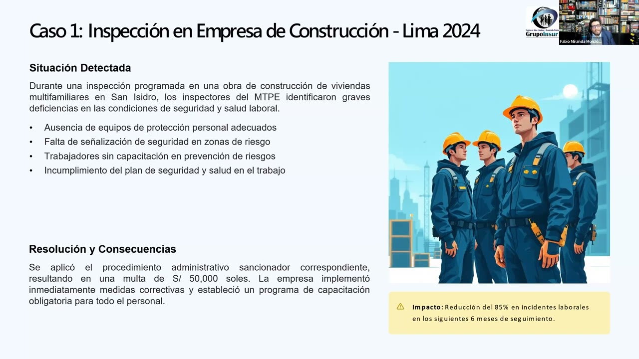 LEY GENERAL DE INSPECCION DEL TRABAJO Y SU REGLAMENTO - SESION N° 03