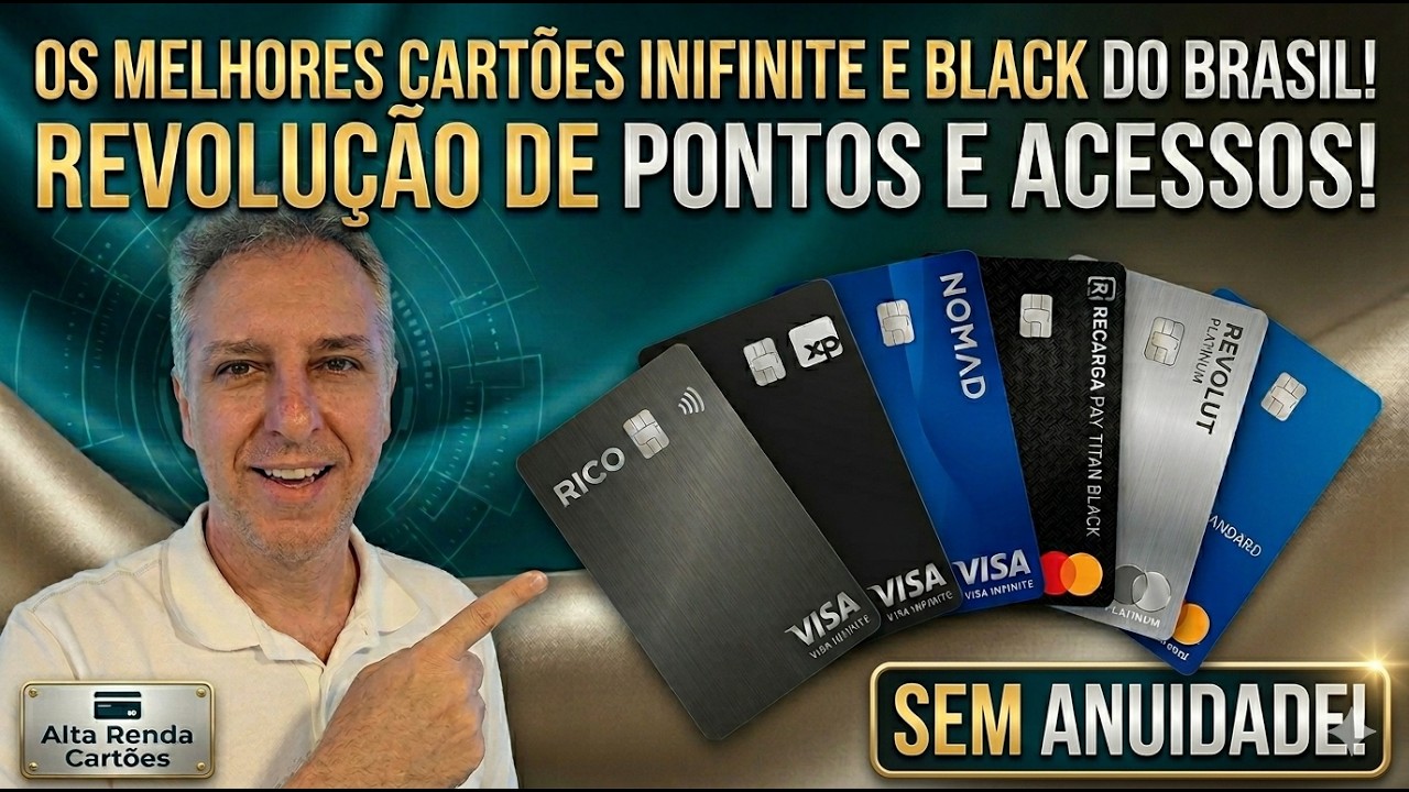 💳OS SEIS (6) CART&Otilde;ES SEM ANUIDADE COM CUSTO BENEF&Iacute;CIOS EM 2026! VALE A PENA UM DESTES PRA VOC&Ecirc;.