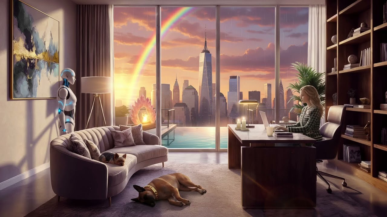 Music For Dogs & Humans To Relax Study NYC Deep Focus Energy Boost Lofi Chill Hip Hop Mix Beats Rain