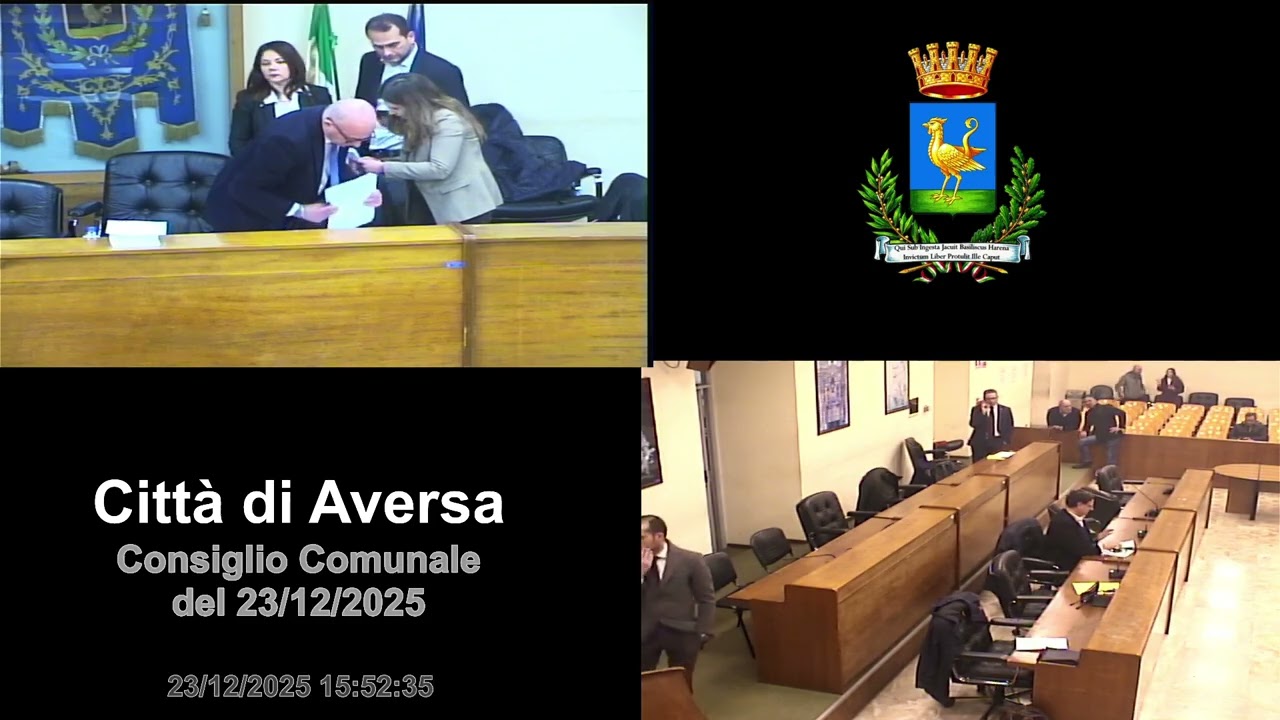 Aversa (CE) - Consiglio Comunale (23.12.25)