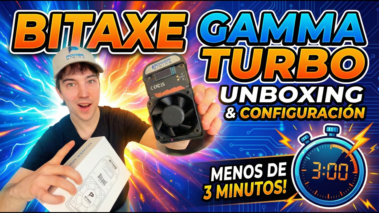 Bitaxe Gamma Turbo Unboxing & Configuraci&oacute;n en Menos de 3 Minutos! 🚀