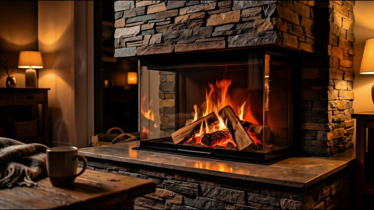 Cozy Fireplace Ambience 🔥 Relaxing Fire Sounds for Sleep & Calm