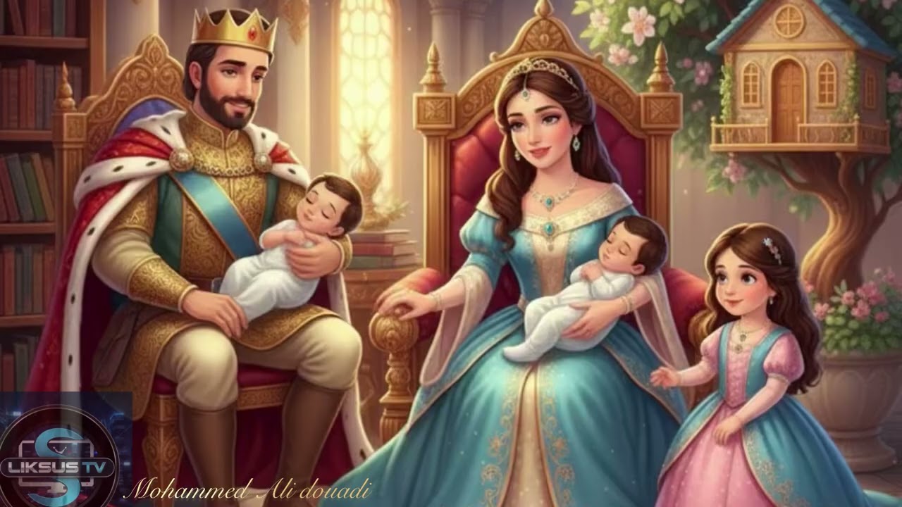 حكاية بيان و هبة: أميرات مملكة الياقوت والمرجان.