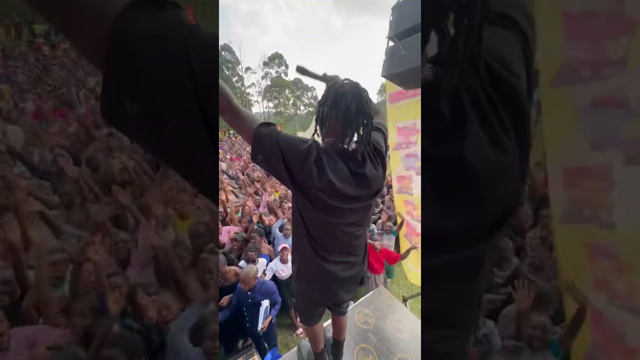 FIK Fameica delivered a statement at the Immaculate heart girls school Rukungiri prom party #music