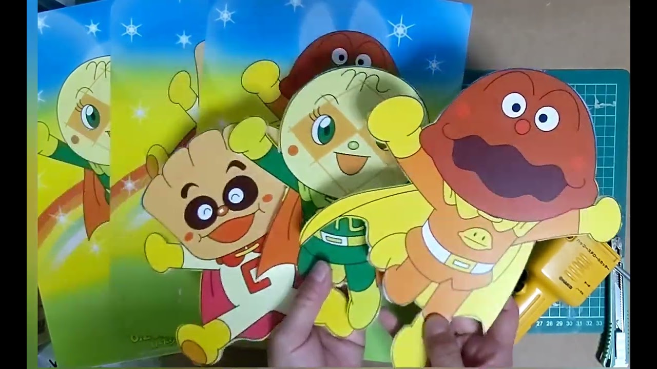 それいけ！アンパンマン　ばいきんまんとえほんのるるん　のＰＯＰを作りまくるよ！　PART3  #メロンパンナ　#クリームパンマン#カレーパンマン　#アンパンマン　#ディスプレイ　#pop 　