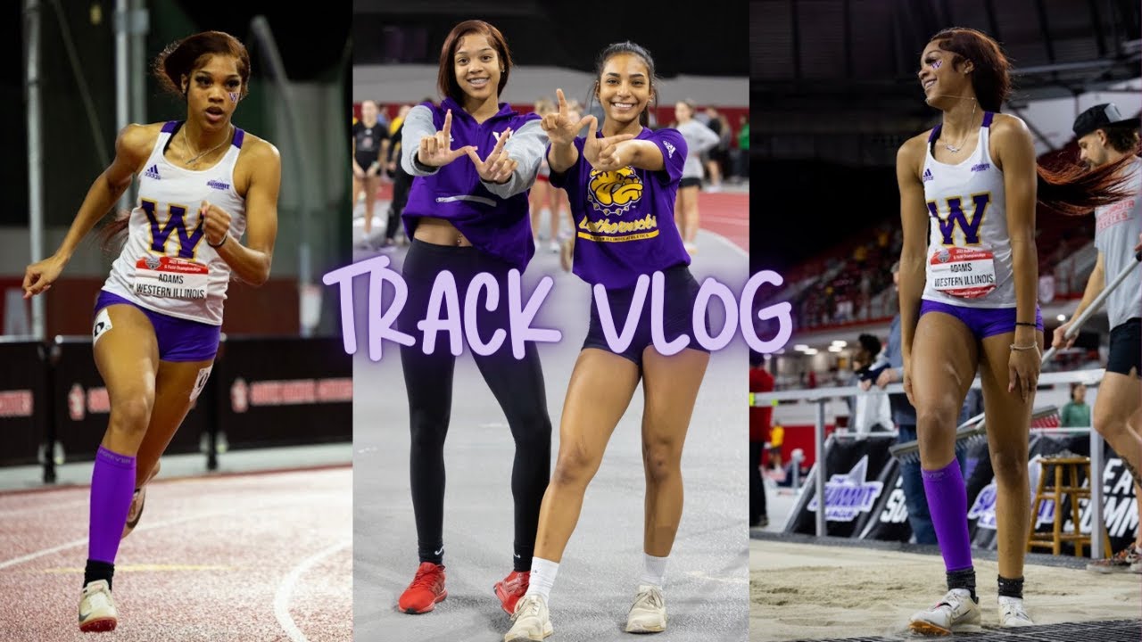COLLEGE TRACK VLOG || INDOOR CONFERENCE MEET