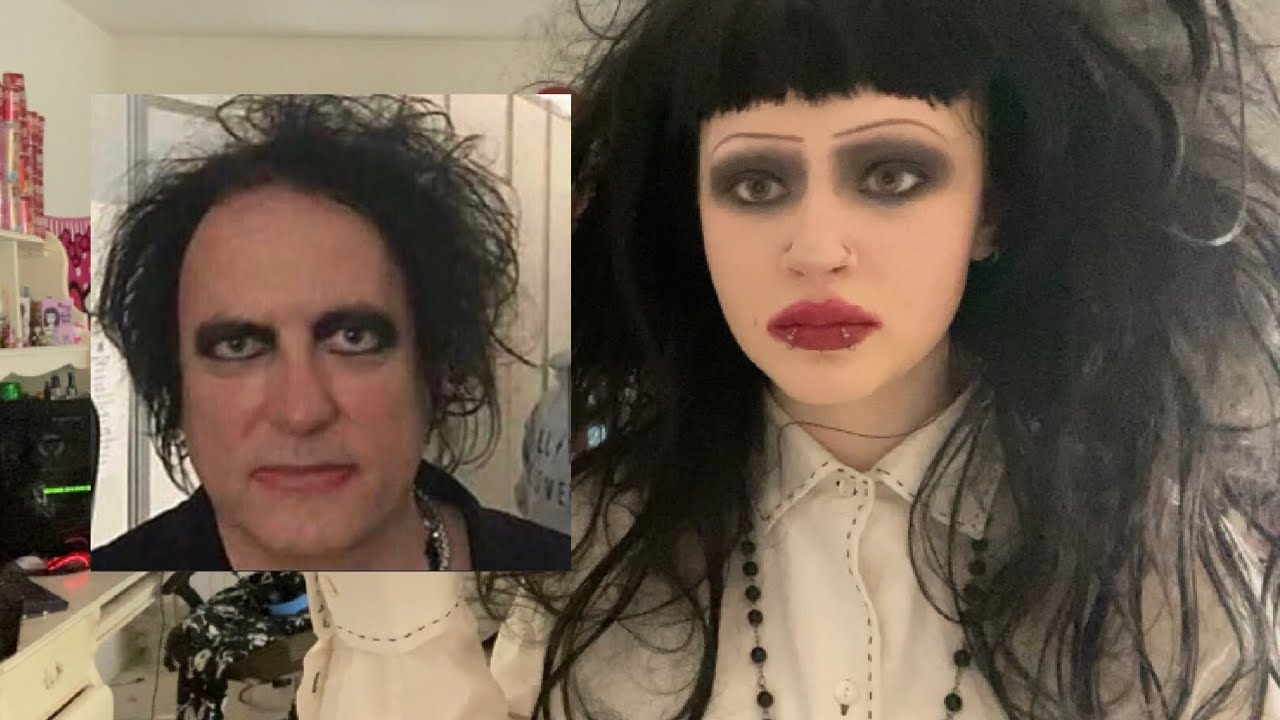 Turning into Robert Smith of The Cure
