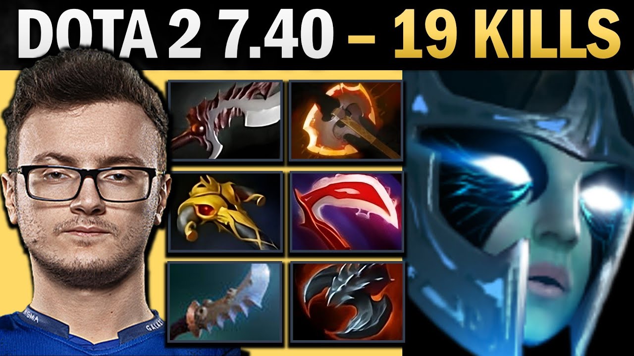 Phantom Assassin Pro Carry with 19 Kills and Abyssal - Dota 2 Gameplay