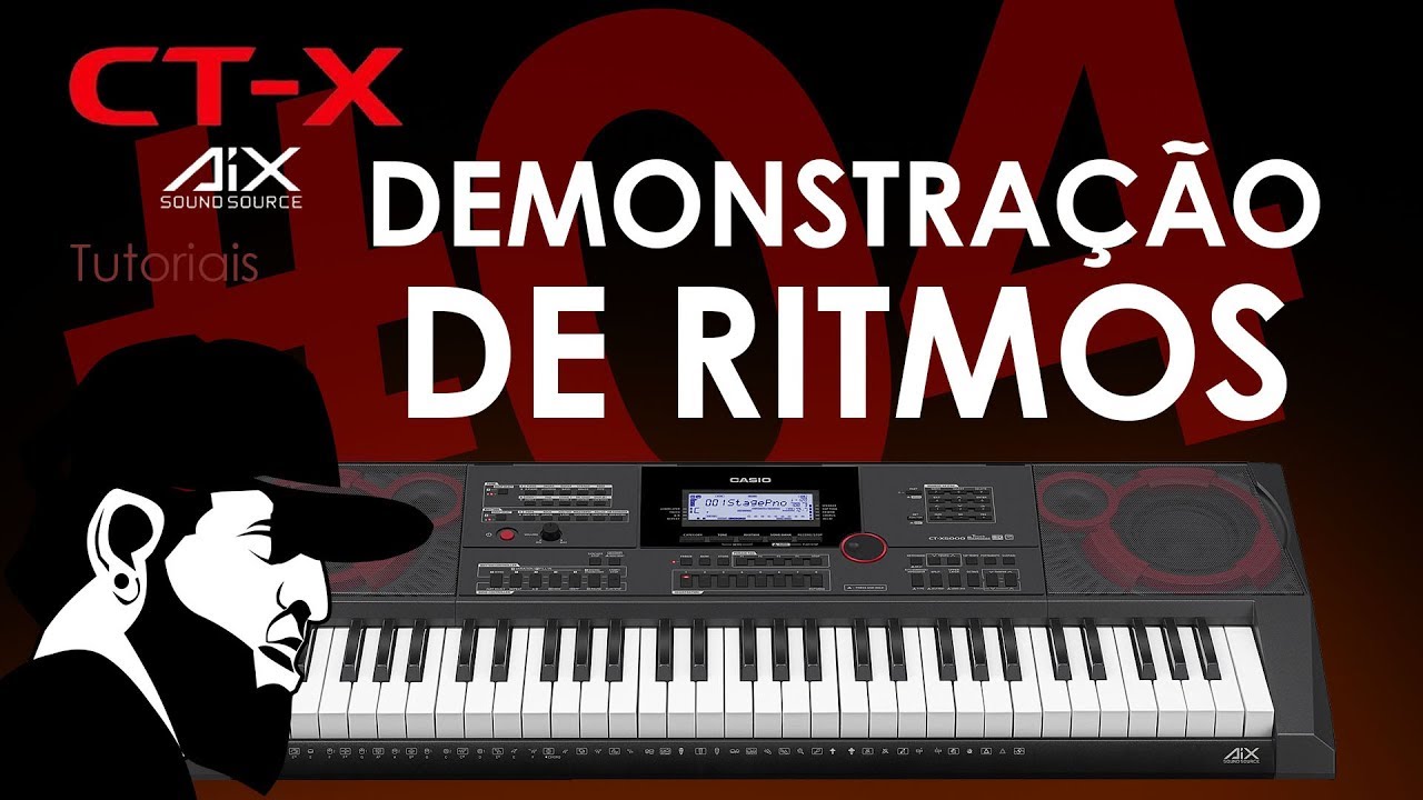 Demonstração de Ritmos | Casio CT-X5000 (CTX5000EP04)