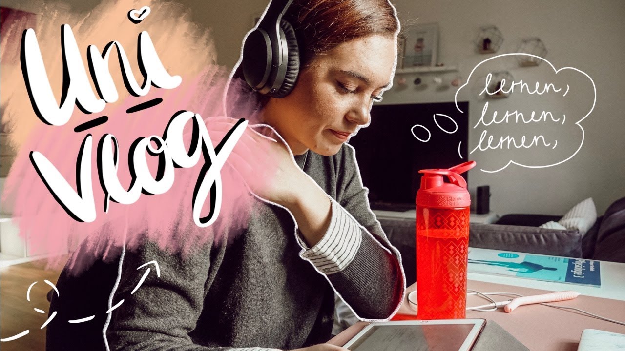 UNI Alltagsvlog - LERNROUTINE, Whats in my UNI BAG, Prüfungsvorbereitung