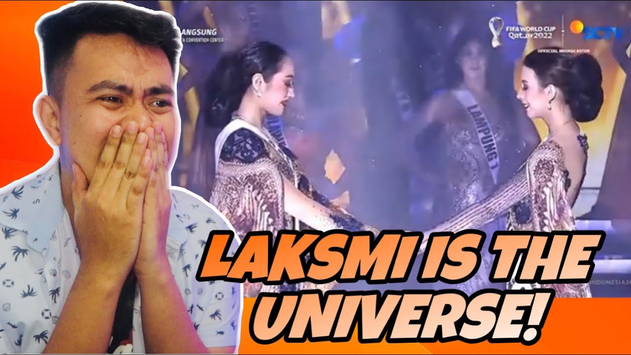 ATEBANG LIVE REACTION | PUTERI INDONESIA CROWNING MOMENT 2022 LAKSMI DENEFEE SUARDANA 