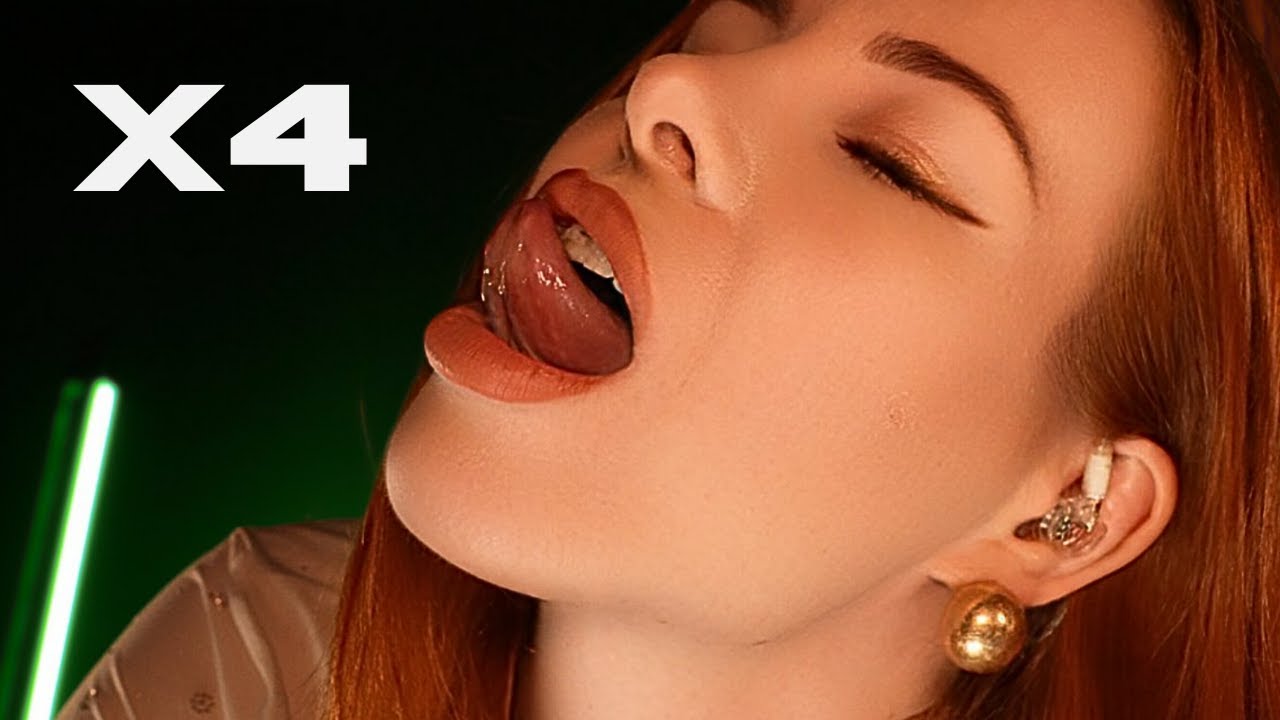 ЗВУКИ РТА Х 4 РАЗНЫХ МИКРОФОНА | АСМР | NO TALKING