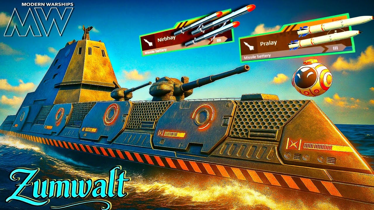 From Silent To 🥵Violent: Zumwalt’s Deadliest Loadout Yet - Modern Warships Gameplay