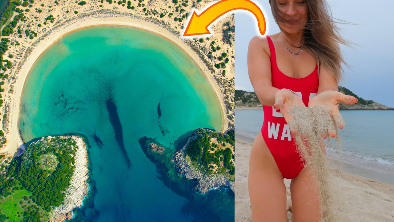 Cea mai frumoasa plaja de pe toata coasta Marii Mediterane! Omega beach - plaja secreta a grecilor!