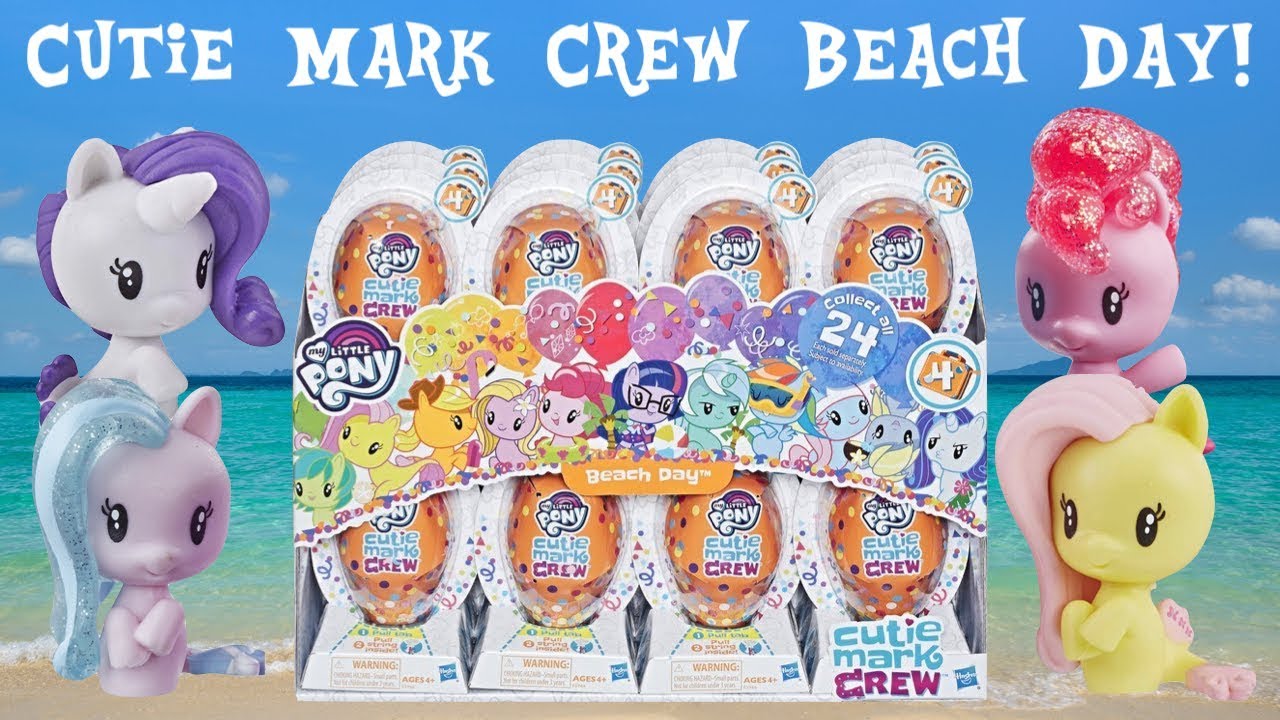 My Little Pony Cutie Mark Crew Wave 4 Beach Day Opening and Review!