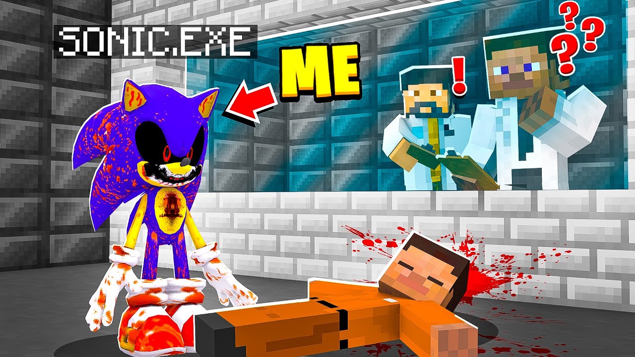 I Became SONIC.EXE in MINECRAFT! - Minecraft Trolling Video