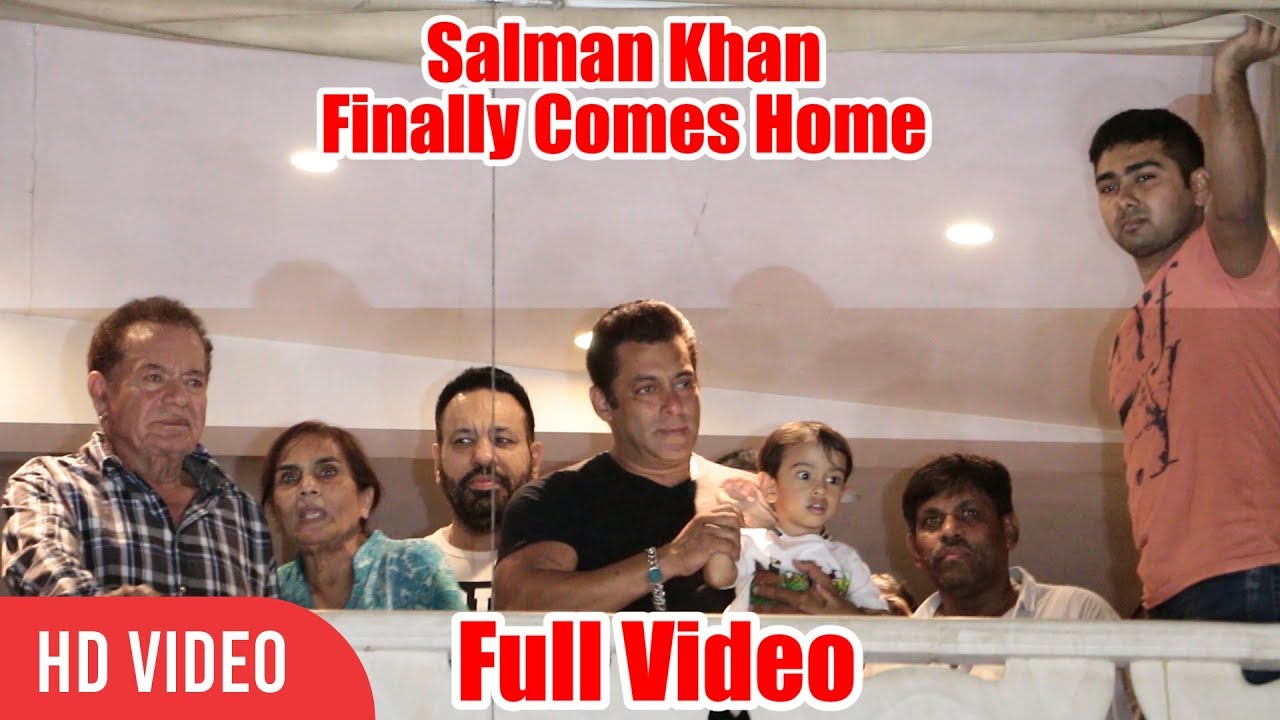 FINALLY Salman Khan Comes Home | GRAND Celebration At Galaxy | FANS, Family, Friends