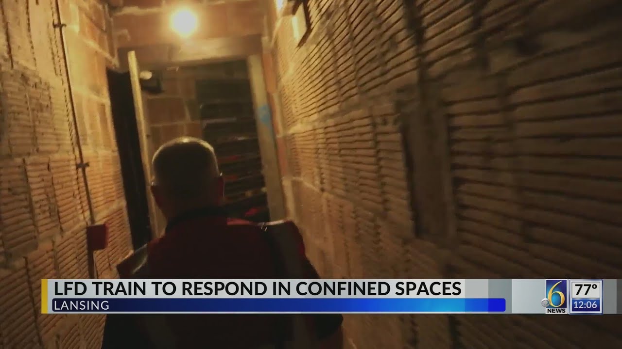 Lansing Fire Department takes part in confined space training