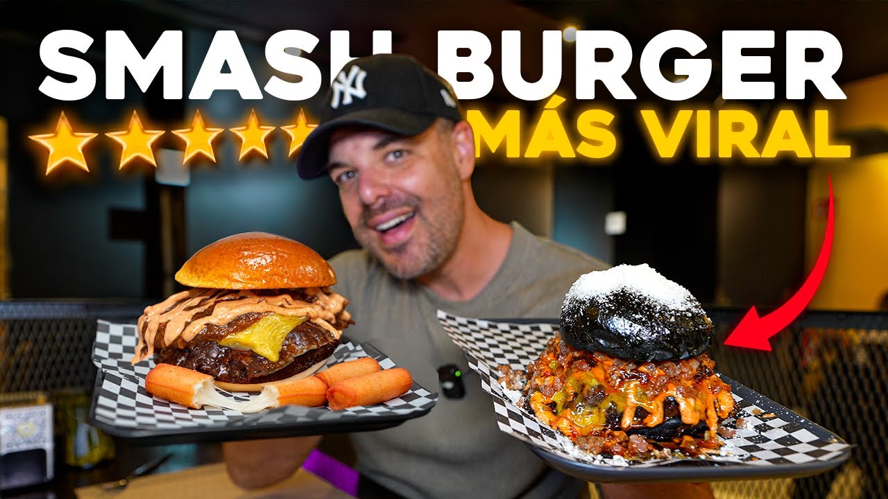 UN SEGUIDOR me INVIT&Oacute; a su HAMBURGUESER&Iacute;A y TERMIN&Oacute; SIENDO MI FAVORITA de MADRID 🍔 🇪🇸 