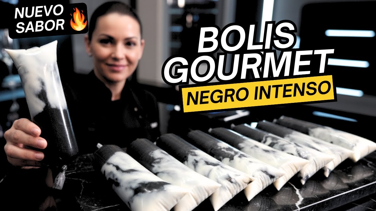 🖤 BOLIS GOURMET NEGRO INTENSO Sabor Inédito 🌈 + Nido con Fresa 😍