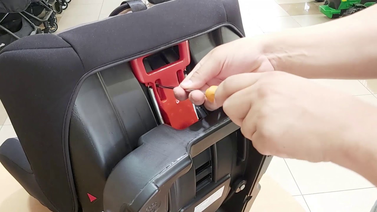 Cadeira Shift Burigotto - Como retirar o cinto de segurança