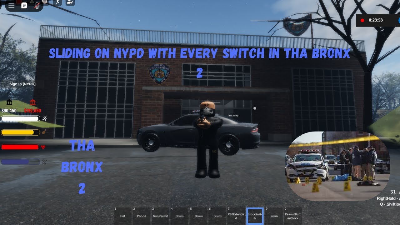 SLIDING ON NYPD WITH EVERY SWITCH IN THA BRONX 2 (ROBLOX)
