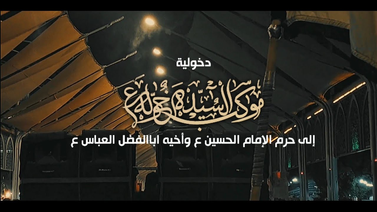 دخولية موكب السيده خوله ع | إلى حرم الإمام الحسين ع وأخيه اباالفضل العباس ع