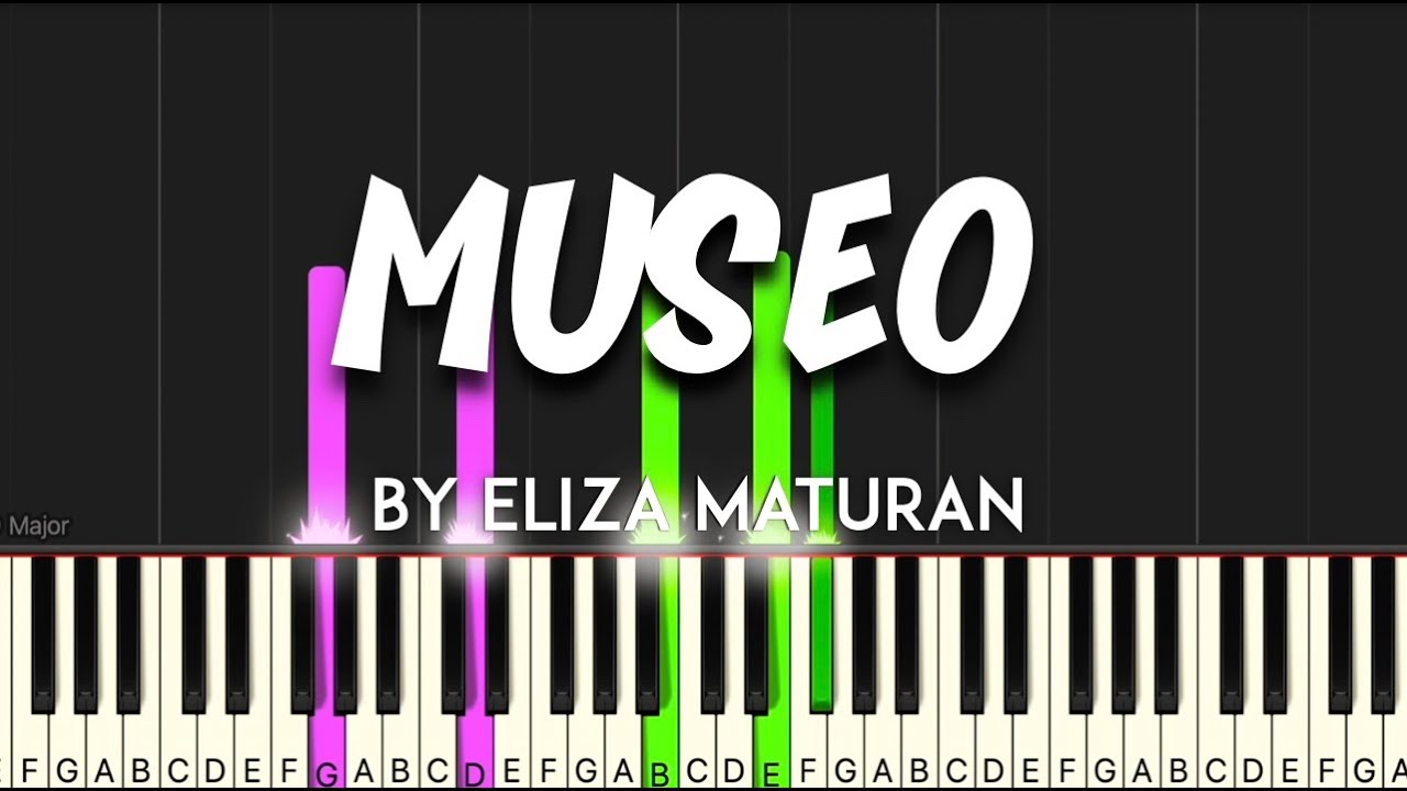 Museo by Eliza Maturan synthesia piano tutorial + sheet music & lyrics