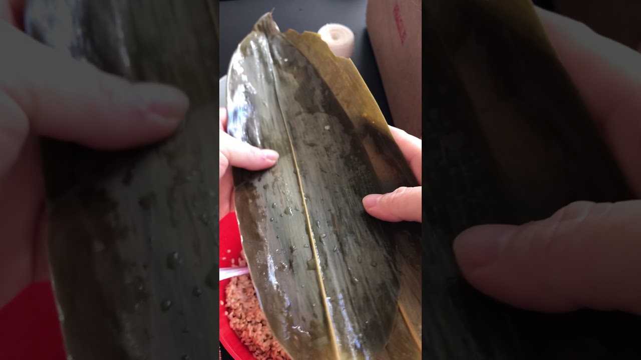 How to wrap zongzi
