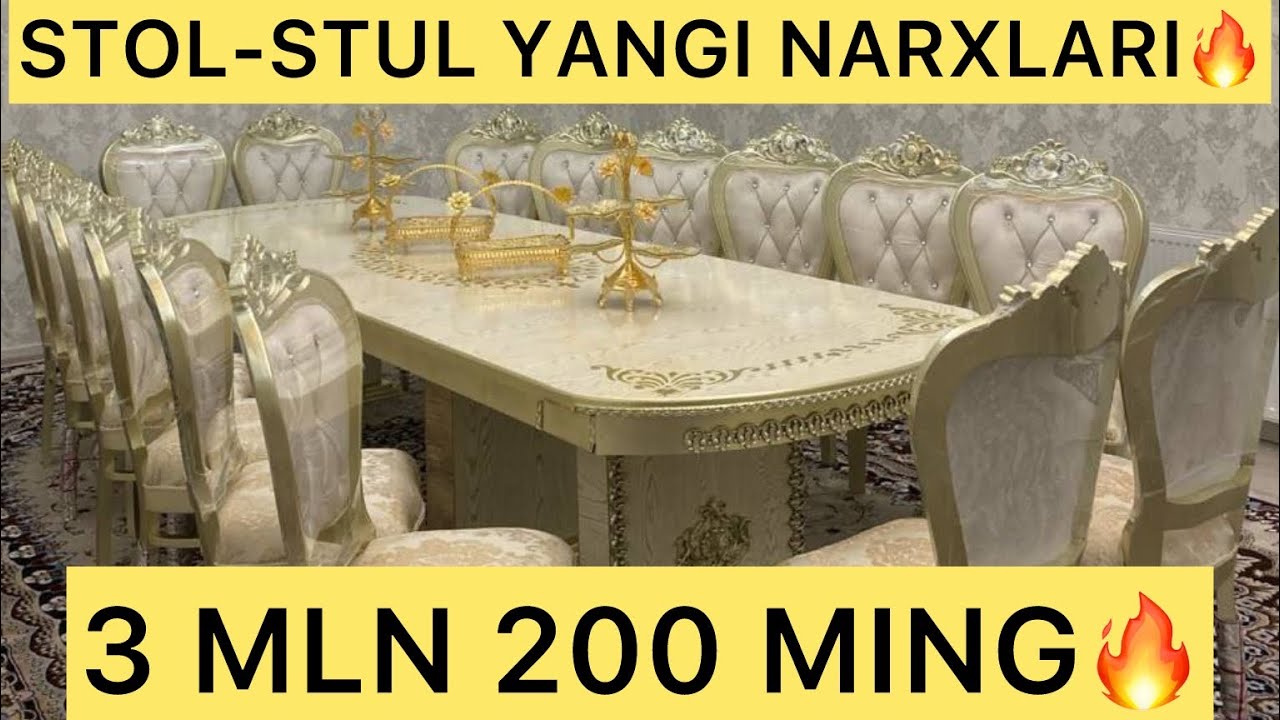 ARZON JOYIDAN STOL-STUL SO’RAGANLARGA🔥 1-QO’L USTADAN MAXSUS VIDEO OBZOR🔥