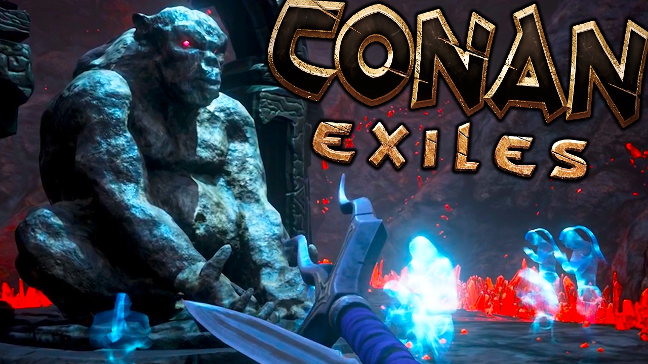 Conan Exiles - GHOSTS WORSHIPING HARAMBE SHRINE, BOSS BATTLES - #8 (Conan Exiles Gameplay)