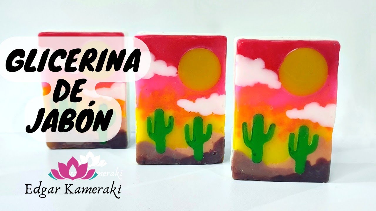 CLASE GRATUITA COMPLETA ,DESIERTO jabón de glicerina