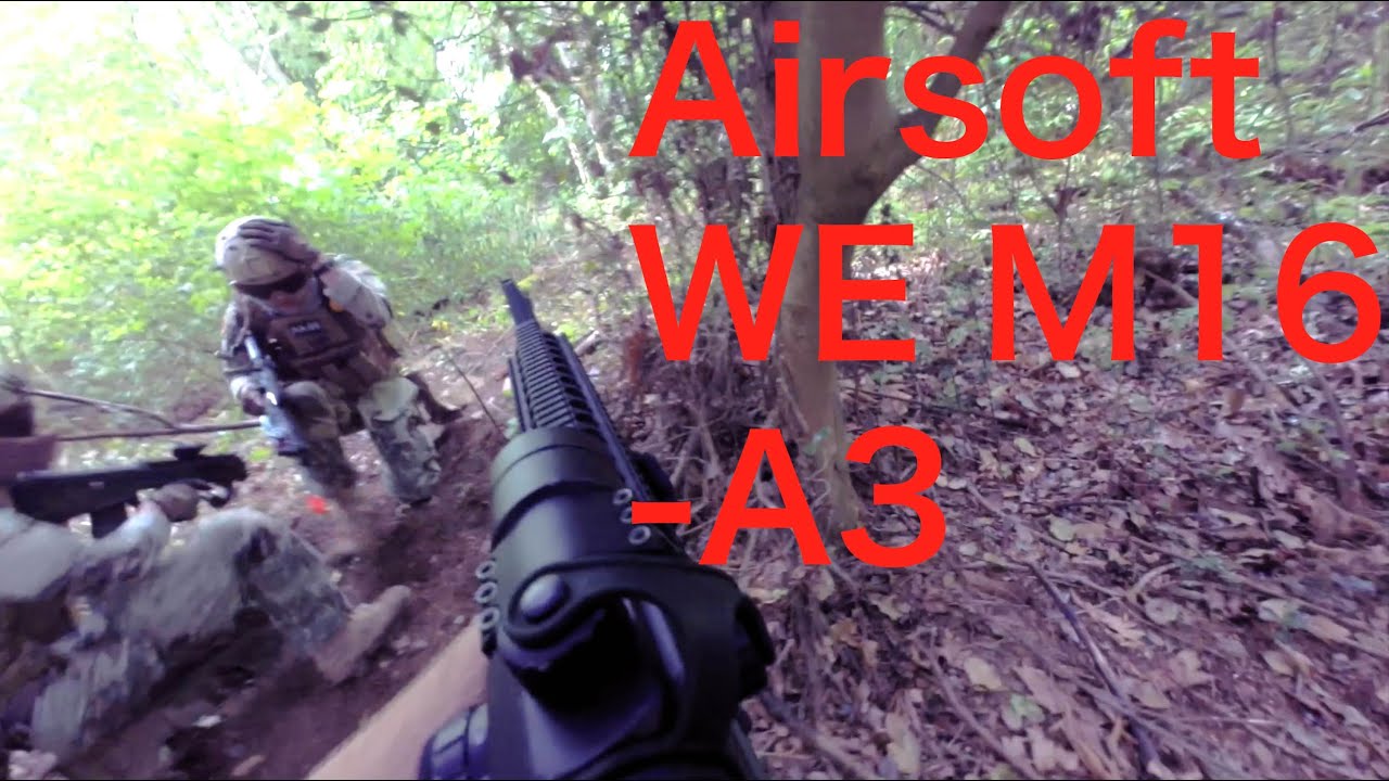 Airsoft POV Outdoor War WE M16-A3 W/ M203 (PART 1) @ T.A.A.G.S (GoPro HD Hero 3+)