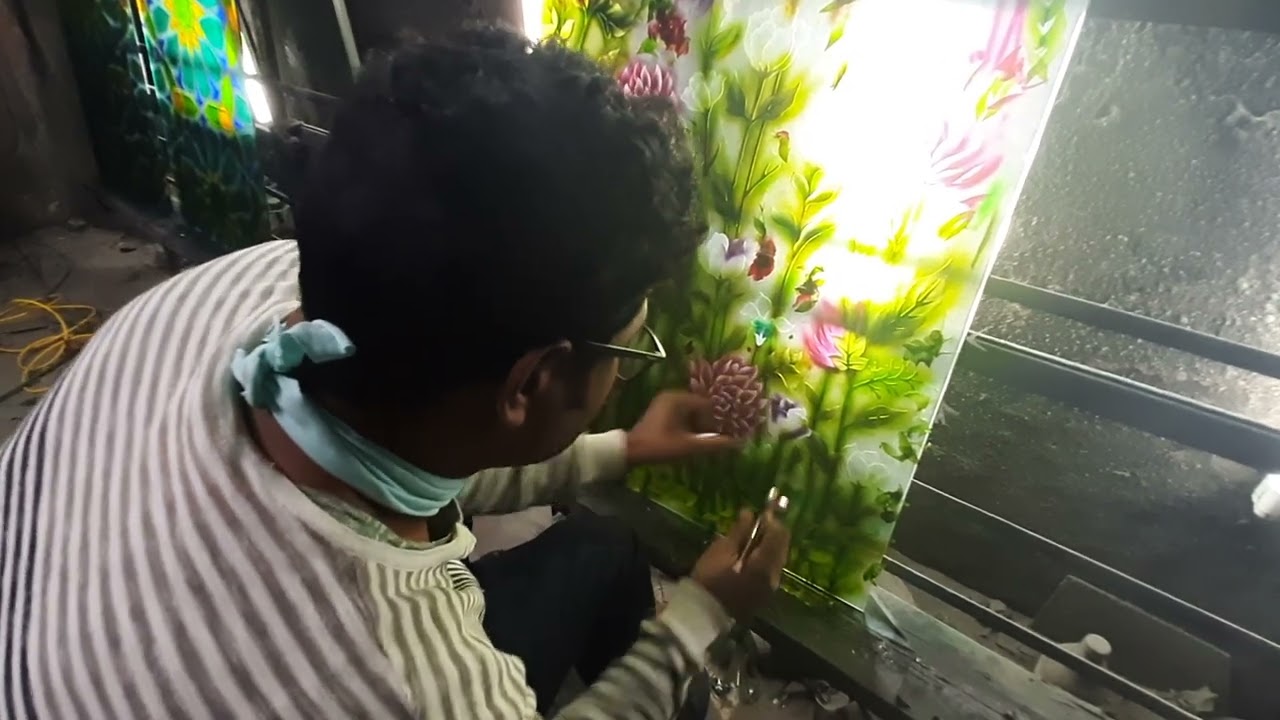কালার ফুল ডিজাইন গ্লাস|  01789748208 যোগাযোগ করতে পারেন সরাসরি কারখানা|