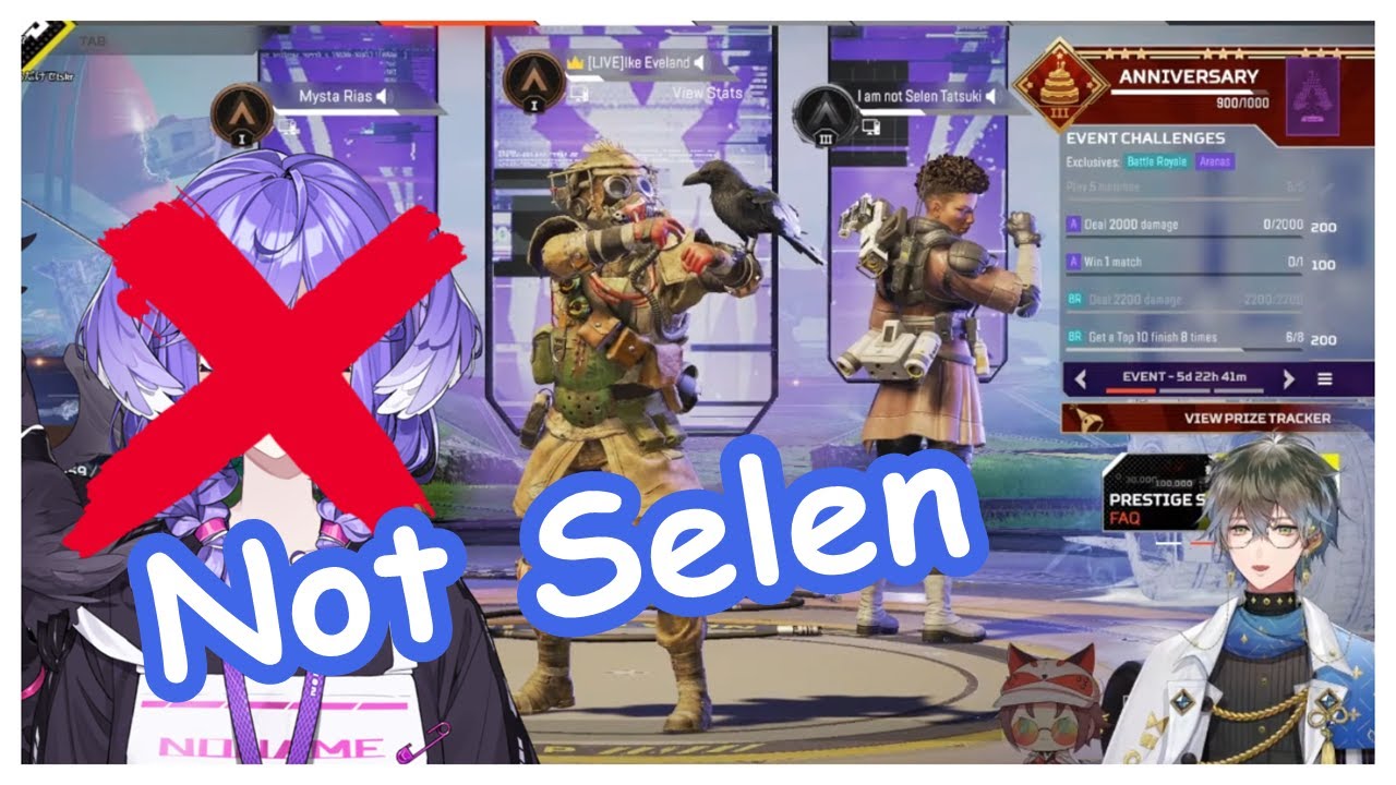 'Not Selen' Hard Carried Mysta and Ike to Champion in APEX [Nijisanji EN]