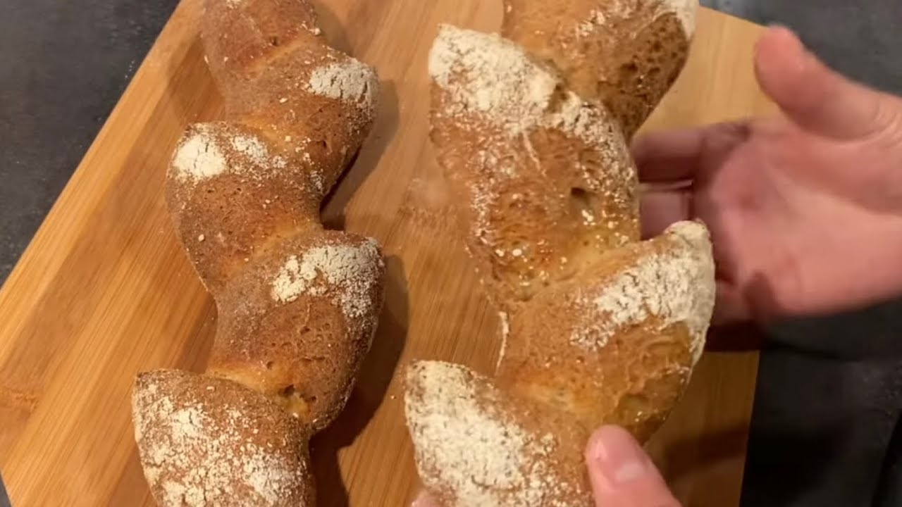 خبز  خالي من الغلوتين الخميرة الطبيعية السائلة الخالية من الغلوتين   