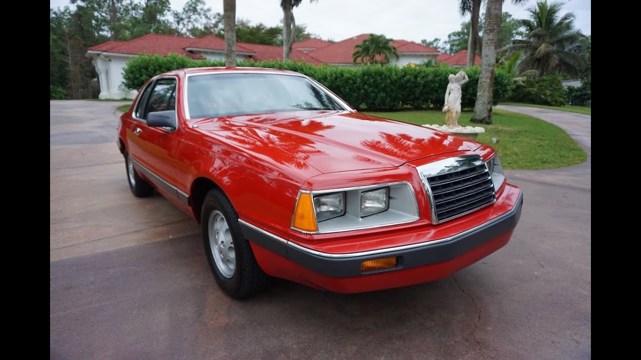 This 1986 Ford Thunderbird is one of the Vehicles that Killed the Traditional American Car